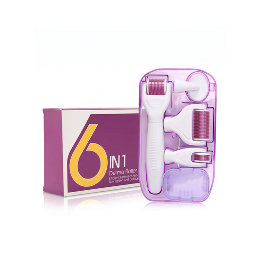 Dermaroller 6 en 1 Microneedling Roller Facial Body