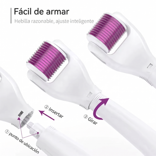 Kit Dermaroller 6 en 1: Estimulación Celular y Microneedling